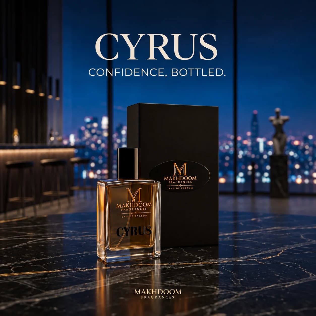 Cyrus Eau de Parfum bottle